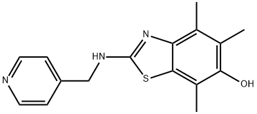 6-Benzothiazolol,  4,5,7-trimethyl-2-[(4-pyridinylmethyl)amino]-