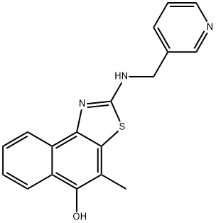 Naphtho[1,2-d]thiazol-5-ol,  4-methyl-2-[(3-pyridinylmethyl)amino]-