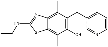 6-Benzothiazolol,  2-(ethylamino)-4,7-dimethyl-5-(3-pyridinylmethyl)-