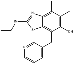 6-Benzothiazolol,  2-(ethylamino)-4,5-dimethyl-7-(3-pyridinylmethyl)-