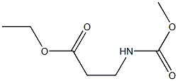 -bta--Alanine,  N-(methoxycarbonyl)-,  ethyl  ester