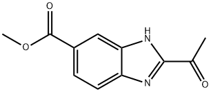 1H-BenziMidazole-6-carboxylic acid, 2-acetyl-, Methyl ester