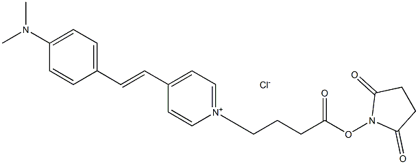4-(4-(2-(4-(N,N-dimethylamino)phenyl)ethenyl)pyridinio)butyrate N-hydroxysuccinimide ester