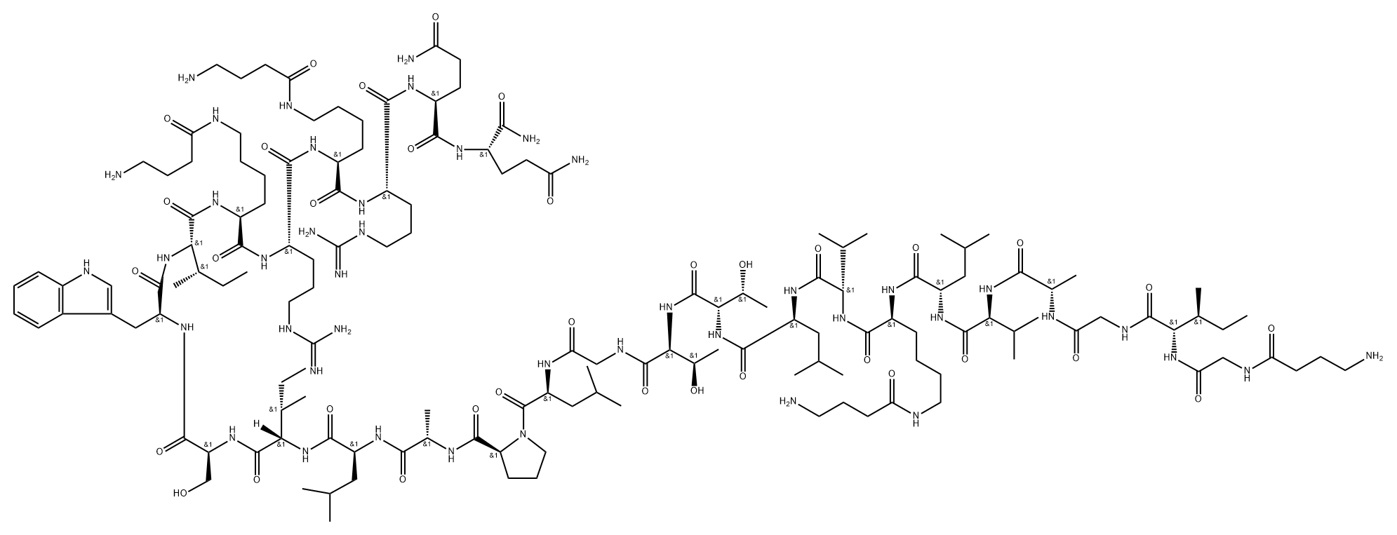 (4-aminobutanoyl)melittin