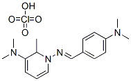 1-[(4-dimethylaminophenyl)methylideneamino]-N,N,6-trimethyl-pyridin-5- amine perchlorate