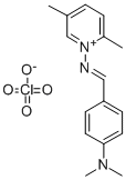 Pyridinium, 2,5-dimethyl-1-(((4-(dimethylamino)phenyl)methylene)amino) -, perchlorate