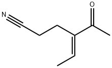 4-Hexenenitrile, 4-acetyl-, (E)- (9CI)