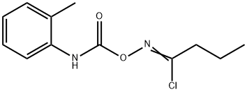 N-((((2-Methylphenyl)amino)carbonyl)oxy)butanimidoyl chloride