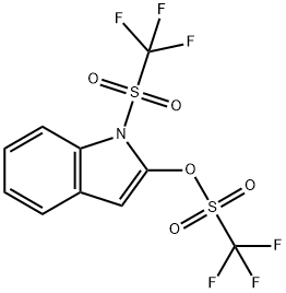 1-(trifluoromethanesulfonyl)indol-
2-yl trifluoromethanesulfonate