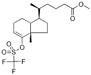2,3,3a,6,7,7a-Hexahydro-5',7a-diMethyl-4-hydroxy-indene-(1R)-1'-pentanoic Acid Methyl Ester 4-O-TrifluoroMethanesulfonate