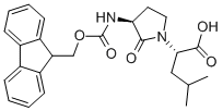 (AS,3R)-3-[[(9H-芴-9-基甲氧基)羰基]氨基]-Α-(2-甲基丙基)-2-氧代-1-吡咯烷基乙酸