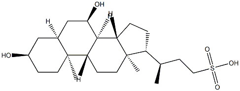 3,7-dihydroxy-24-norcholane-23-sulfonate