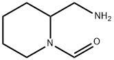 1-Piperidinecarboxaldehyde, 2-(aminomethyl)- (9CI)