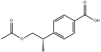 Benzoic acid, 4-[2-(acetyloxy)-1-methylethyl]-, (S)- (9CI)