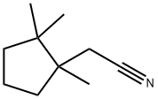 Cyclopentaneacetonitrile, 1,2,2-trimethyl- (9CI)