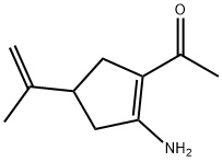 Ethanone, 1-[2-amino-4-(1-methylethenyl)-1-cyclopenten-1-yl]- (9CI)
