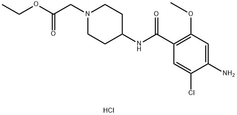 乙基 2-(4-(4-氨基-5-氯-2-甲氧基苯甲酰氨基)哌啶-1-基)醋酸盐盐酸