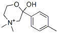 2-hydroxy-4,4-dimethyl-2-(4-tolyl)morpholinium