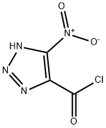 1H-1,2,3-Triazole-4-carbonyl chloride, 5-nitro- (9CI)