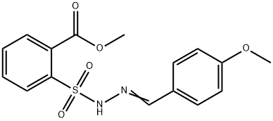 methyl 2-[[(4-methoxyphenyl)methylideneamino]sulfamoyl]benzoate