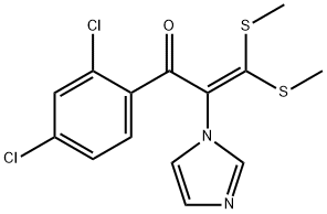 2-Propen-1-one,  1-(2,4-dichlorophenyl)-2-(1H-imidazol-1-yl)-3,3-bis(methylthio)-