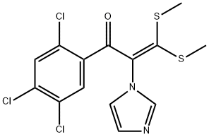 2-Propen-1-one,  2-(1H-imidazol-1-yl)-3,3-bis(methylthio)-1-(2,4,5-trichlorophenyl)-