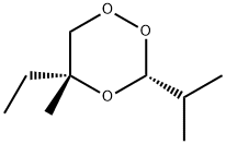 1,2,4-Trioxane,5-ethyl-5-methyl-3-(1-methylethyl)-,cis-(9CI)
