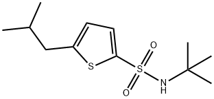 2-THIOPHENESULFONAMIDE, N-(1,1-DIMETHYLETHYL)-5-(2-METHYLPROPYL)-