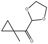 Methanone,  1,3-dioxolan-2-yl-(1-methylcyclopropyl)-  (9CI)