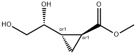 Cyclopropanecarboxylic acid, 2-(1,2-dihydroxyethyl)-, methyl ester, [1alpha,2beta(S*)]-
