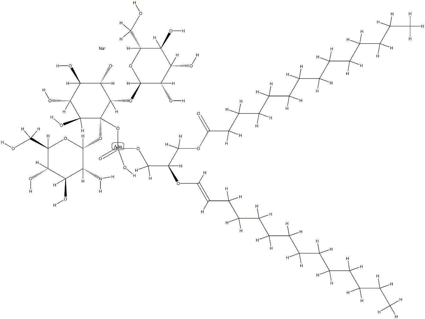O-mannopyranosyl-1-4-O-2-amino-2-deoxyglucopyranosyl-1-6-myo-inositol 1-(1,2-di-O-myristoyl-sn-glycer-3-yl hydrogen phosphate)