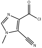 1H-Imidazole-4-carbonyl chloride, 5-cyano-1-methyl- (9CI)