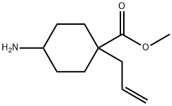 Cyclohexanecarboxylic acid, 4-amino-1-(2-propenyl)-, methyl ester (9CI)