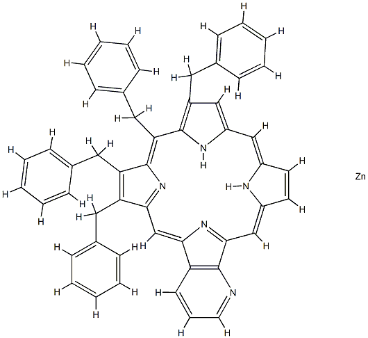 zinc tetrabenzylpyridoporphyrin