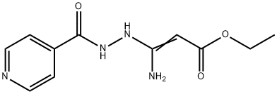ETHYL 3-AMINO-3-(2-ISONICOTINOYLHYDRAZINO)ACRYLATE