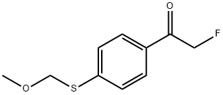 Ethanone, 2-fluoro-1-[4-[(methoxymethyl)thio]phenyl]- (9CI)