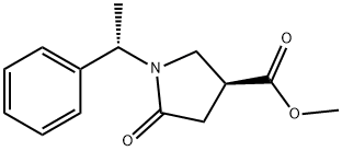 (S)-甲基 5-氧亚基-1-((S)-1-苯基乙基)吡咯烷-3-甲酸基酯