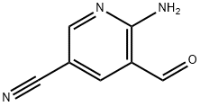 3-Pyridinecarbonitrile, 6-amino-5-formyl- (9CI)