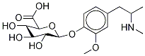 4-Hydroxy-3-methoxy Methamphetamine 4-β-D-Glucuronide
(Mixture of Diastereomers)