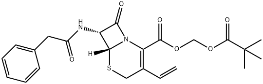 pivaloyloxymethyl 7-phenylacetamido-3-vinyl-3-cephem-4-carboxylate