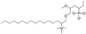 2'-(trimethylammonio)ethyl-4-(hexadecyloxy)-3-methoxybutane phosphonate