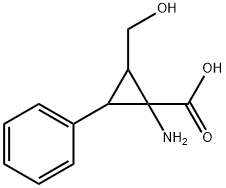 Cyclopropanecarboxylic acid, 1-amino-2-(hydroxymethyl)-3-phenyl- (9CI)
