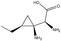 Cyclopropaneacetic acid, alpha,1-diamino-2-ethyl-, [1R-[1alpha,1(S*),2alpha]]- (9CI)