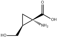 Cyclopropanecarboxylic acid, 1-amino-2-(hydroxymethyl)-, cis- (9CI)
