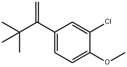 Benzene, 2-chloro-4-(2,2-dimethyl-1-methylenepropyl)-1-methoxy-