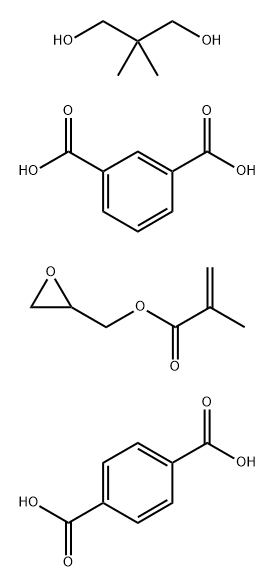 1,3-Benzenedicarboxylic acid, polymer with 1,4-benzenedicarboxylic acid, 2,2-dimethyl-1,3-propanediol and oxiranylmethyl 2-methyl-2-propenoate