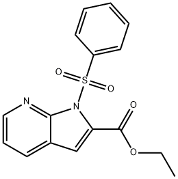 1-(苯磺酰基)-1H-吡咯并[2,3-B]吡啶-2-羧酸 乙酯