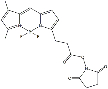 EVERFLUOR FL, SE [4,4-DIFLUORO-5,7-DIMETHYL-4-BORA-3A,4A-DIAZA-S-INDACENE-3-PROPIONIC ACID, SUCCINIMIDYL ESTER ] [KNOWN AS BODIPY[R] FL, SE, TM OF MP]