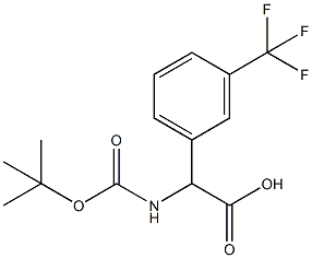 N-叔丁氧羰基-2-(3-三氟甲基-苯基)-DL-甘氨酸