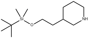 3-[2[[(1,1-DIMETHYLETHYL)DIMETHYL SILYL]OXY]ETHYL]-PIPERIDINE
